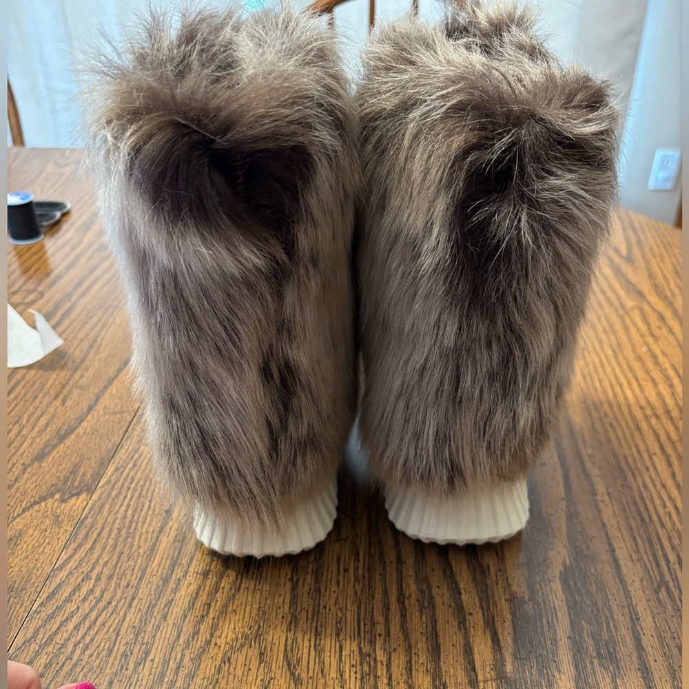 NWOT women’s Johnston & Murphy Real Brisa Shearling Lamb fur boots size 8 - Picture 5 of 7
